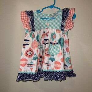 Shrimp N Grits Kids Christmas Ornament Tunic